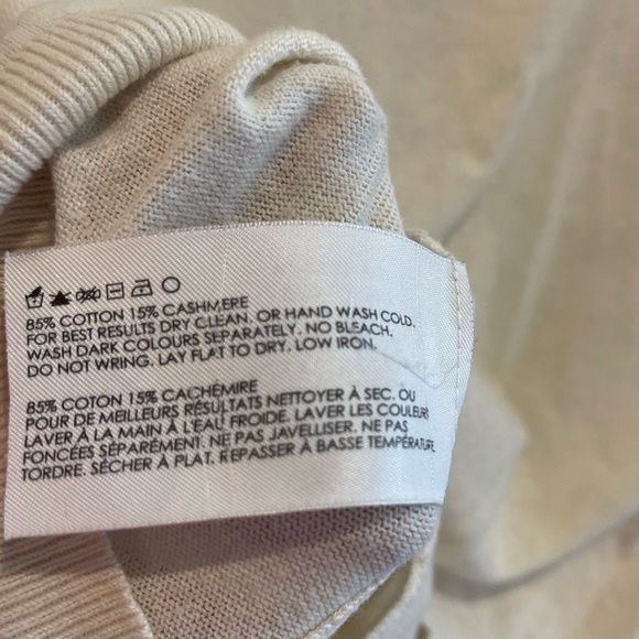 Club Monaco Cardigan sweater 85% cotton 15% Cashmere - Picture 6 of 7